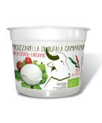 MOZZARELLA Z MLEKA BAWOLEGO (1 kulka w kubeczku) BIO 320 g - BIOLOGICA