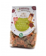 MAKARON (Z SOCZEWICY I GROSZKU DLA DZIECI) ZWIERZĘTA BEZGLUTENOWY BIO 250 g - PASTA NATURA