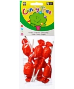 LIZAKI OKRĄGŁE O SMAKU TRUSKAWKOWYM BEZGLUTENOWE BIO (7 x 10 g) 70 g - CANDY TREE