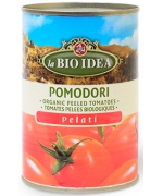 POMIDORY PELATI BEZ SKÓRY BIO 400 g (PUSZKA) - LA BIO IDEA