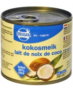 COCONUT MILK - NAPÓJ KOKOSOWY BEZ GUMY GUAR (22 % TŁUSZCZU) BIO 200 ml (PUSZKA) - TERRASANA