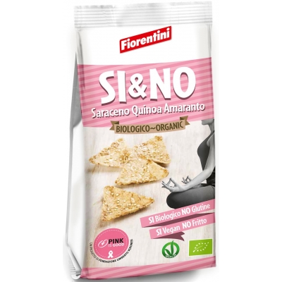 CHRUPKI GRYCZANE Z QUINOA I AMARANTUSEM BEZGLUTENOWE BIO 80 g - FIORENTINI