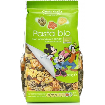 MAKARON (SEMOLINOWY TRÓJKOLOROWY) DISNEY MICKEY BIO 300 g - DALLA COSTA