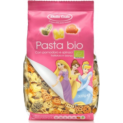 MAKARON (SEMOLINOWY TRÓJKOLOROWY) DISNEY PRINCESS BIO 300 g - DALLA COSTA