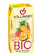 NAPÓJ WIELOOWOCOWY Z SOKIEM Z MARCHWI SUNRISE BIO 200 ml - HOLLINGER